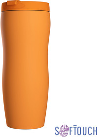 Термостакан "Монтана", покрытие soft touch, 0,4 л., черный (E6329-10)