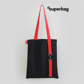 Шоппер Superbag black с ремувкой 4sb (T496.04)
