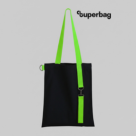 Шоппер Superbag black с ремувкой 4sb (T496.11)