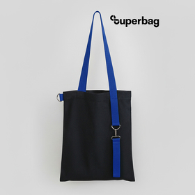 Шоппер Superbag black с ремувкой 4sb (T496.03)