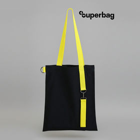 Шоппер Superbag black с ремувкой 4sb (T496.05)