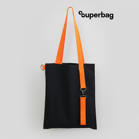 Шоппер Superbag black с ремувкой 4sb (T496.08)