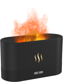 Светодиодный USB увлажнитель-ароматизатор Flame, черный (R21014.02)