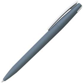 Ручка шариковая Zorro, пластиковая, софт тач, серая/белая (R18560.02-431)