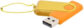 Флешка Designer To Go 2.0 USB 16Gb, оранжевый/желтый (R3033R.07.06)