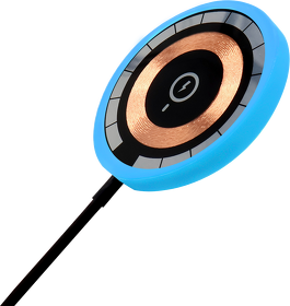 Беспроводное магнитное зарядное устройство Aphia 15W To Go, черный/голубой (R7035.02.08)