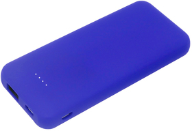 Внешний аккумулятор Arrida 5000 mAh, с покрытием Baby skin, синий (R2017.03)
