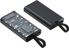 Внешний аккумулятор Wonder, 10000 Mah, черный (R2050.02)