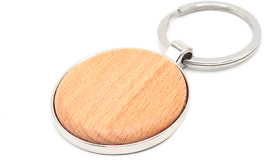 Брелок Woody R(круг), натуральный (R12021X.19)