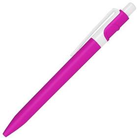 Ручка шариковая пластиковая Ravena Color, розовая/белая (R1535.18)