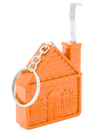 Брелок-рулетка Home, 1метр, оранжевый (R12001.07)