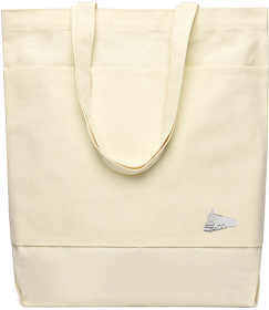 Сумка для покупок JETTA 325 г/м&sup2; с шильдом - поезд, натуральный (R25012.00.03)