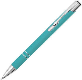 Ручка шариковая Legend Soft Touch, бирюзовая 7709 (R11578.23-7709)