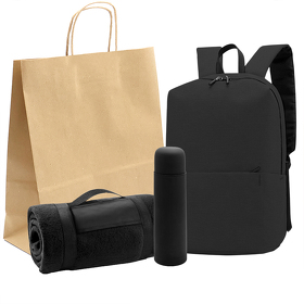 Подарочный набор FOR PICNIC, чёрный (R54097.02)