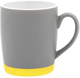Кружка Make Me To Go, серая/жёлтая (R6140.38.06)
