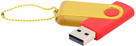 Флешка Designer To Go 2.0 USB 16Gb, красный/желтый (R3033R.05.06)