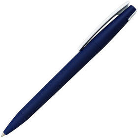 Ручка шариковая Zorro, пластиковая, софт тач, синяя/белая (R18560.09-281)