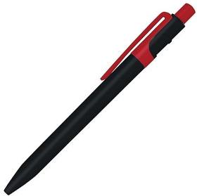 Ручка шариковая пластиковая Ravena Color, черная/красная (R1536.05)