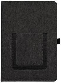 Ежедневник Smart Wallet Cambric A5, черный, недатированный, в твердой обложке с поролоном (R75981.5.03 new)