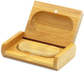Флешка Woodcoin в деревянном футляре, 32 Гб, светло-коричневый (R3031.11)