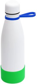 Термобутылка герметичная вакуумная Olivia To Go, белый/синий/зеленый (R5050.01.03.04)