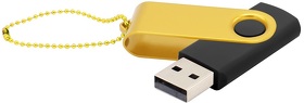 Флешка Designer To Go 2.0 USB 16Gb, черный/желтый (R3033R.02.06)