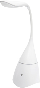 Настольная лампа с колонкой Swanny, белая (R45011.01.01)