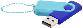 Флешка Designer To Go 2.0 USB 16Gb, синий/бирюзовый (R3033R.03.17)