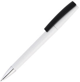 Ручка шариковая Zorro, пластиковая, белая/черная (R18561.0103)
