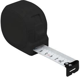 Рулетка Tools Carpenter, 3метра пластиковая, с ремешком, черная (R650101.03)