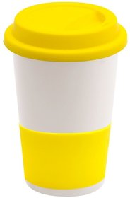 Кружка Magic To Go, белый/желтый (R6134.01.06)