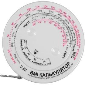 Рулетка Tools Healthy Lifestyle, 1,5метра белая пластиковая, с мягкой лентой (R650103.01)