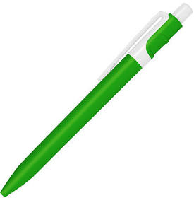 Ручка шариковая пластиковая Ravena Color, салатовая/белая (R1535.13)