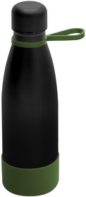 Термобутылка герметичная вакуумная Olivia To Go, чёрный/хаки (R5050.02.36)