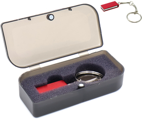 Флешка Slim 16 Гб в футляре, красная (R3006.05.02)