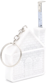 Брелок-рулетка Home, 1метр, белый (R12001.01)