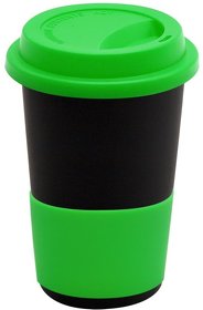 Кружка Magic To Go, черный/зелёный (R6134.02.04)