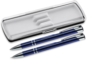Набор ручек Legend Solution в футляре Pencase Smart, темно-синий (R615446.09)