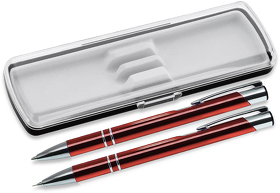 Набор ручек Legend Solution в футляре Pencase Smart, красный (R615446.05)