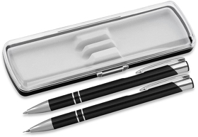 Набор ручек Legend Solution в футляре Pencase Smart, черный (R615446.03)
