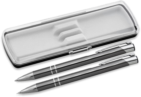 Набор ручек Legend Solution в футляре Pencase Smart, серый (R615446.02)