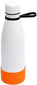 Термобутылка герметичная вакуумная Olivia To Go, белый/черный/оранжевый (R5050.01.02.07)