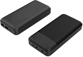 Внешний аккумулятор Vekta, 16000 mAh, черный (R2023.02)