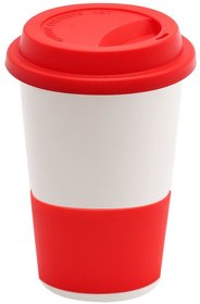 Кружка Magic To Go, белый/красный (R6134.01.05)