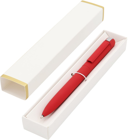 Ручка Espada в коробке Cradle белой с позолотой, красный (R54078.05)