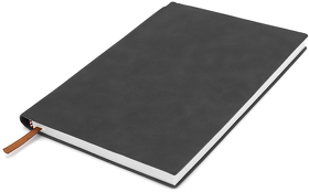 Блокнот A5 Donnie в мягком переплёте c карманом для ручки, черный (R51008.02)