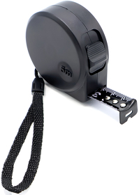 Рулетка Shadow 5м, чёрная (R39019.02)
