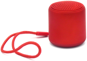 Беспроводная Bluetooth колонка Music TWS софт-тач, красная (R11018.05)