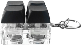 Брелок Press Anti Stress с LED подсветкой, черный (R12038.02)