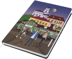 Записная книжка A5 Dziuna Зыбицкая в линейку 15,5 × 21 см (RDz01)